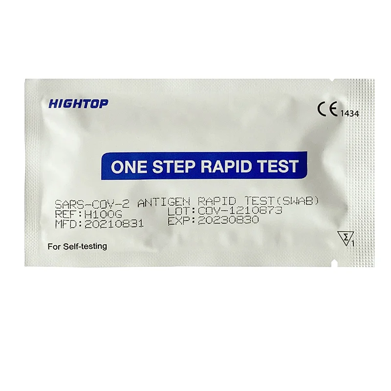 SARS-CoV-2 Antigen Rapid Self-Testing Boxed Package 1 Test