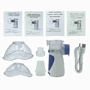 IVROU Portable Mesh Nebulizer, Handheld Mesh Nebulizer with Mask for Kids & Adult