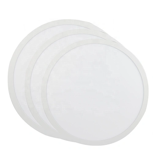 Luz de panel empotrada delgada de superficie redonda de aluminio 30w 36w 48w ce RoHS Ip44 del precio de fábrica