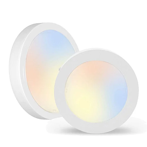 Round anti glare high bright 1530lm 8.85inch 18w 3 CCT Selectable LED Flush Mount Panel Light