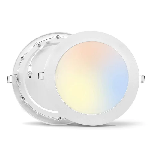 Home Office Commercial cutout 180mm 15w 7inch 3cct Ultra-Thin Round LED Recessed Ceiling Panel Down Light