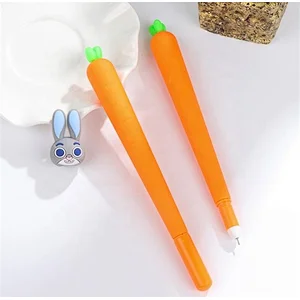 Hot selling rubber ballpoint cartoon pens wholesale