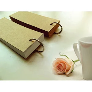 eco friendly plastic pvc rubber promotional paper promo logo custom note pad with keychain