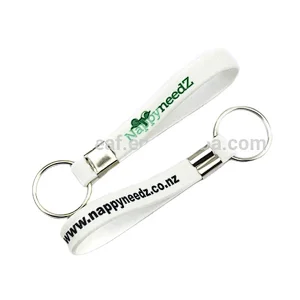 custom silicone keyring, silicone keychain, silicone key holder for sales with printed logo
