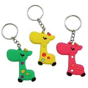 free sample promotional gift Anime Customized Make Your Own soft Silicone rubber pvc Keychain