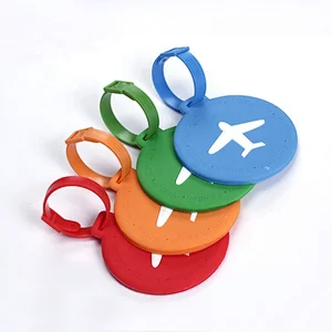 personalized silicone luggage tag, airplane luggage tag