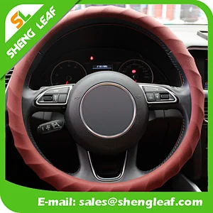 Universal size custom design silicone car steering wheel cover