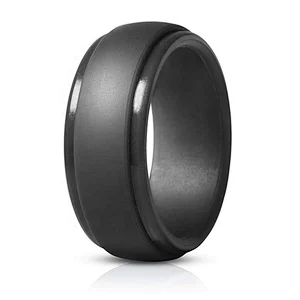 High quality exquisite silicone wedding ring camo silicone rings