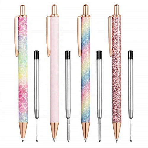 0.5Mm Ballpoint Gel Pen Colorful Ballpoint Pen Eraser