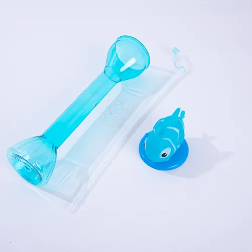 free sample Newest green ant shaped custom design plastic yard cup/ tall drinking sucker straw Juice cup