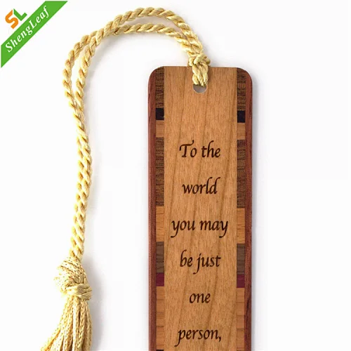 Low price factory supply wooden bookmark with cheap price