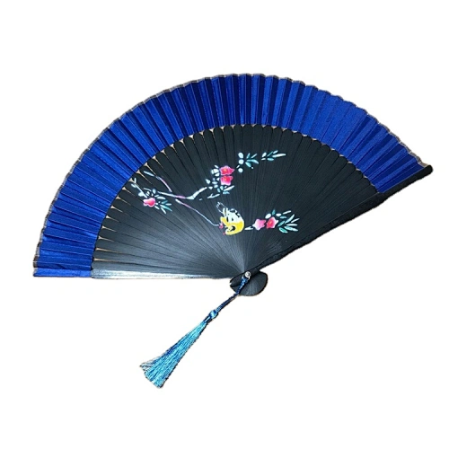 Hand Fan Bulk Design Custom Bamboo African Wooden Free Sample Personalized Chinese Folding Bamboo Dragonfly Customized SL-HF164