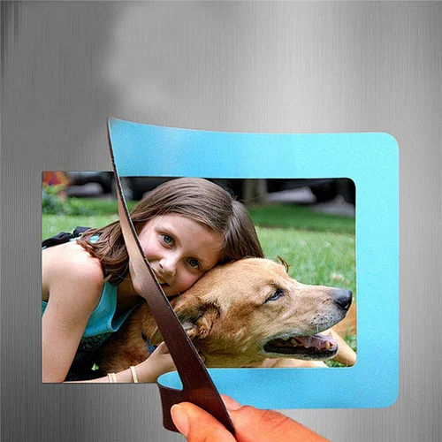 Mobile Home Decoration Creative Living Room PVC Colorful Magnetic Picture frame Magnets Photoframe