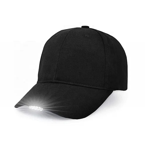 Baseball Cap With Built-in LED Light