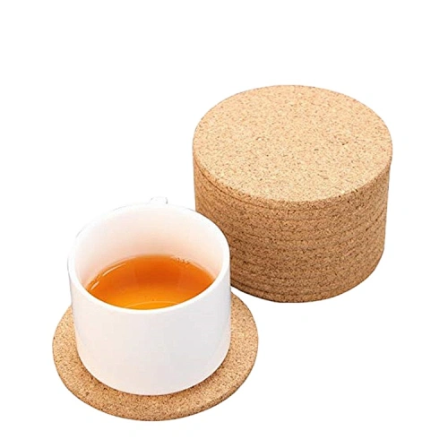 free sample Low price new design customized cork sublimation coaster set with holder  for sale