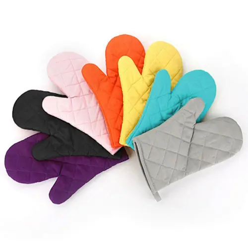 Kitchen Bakeware Professional Cotton cake bakery Oven Mitt Heat Proof Resistant Protector Cooking Pot Holder Glove for sale