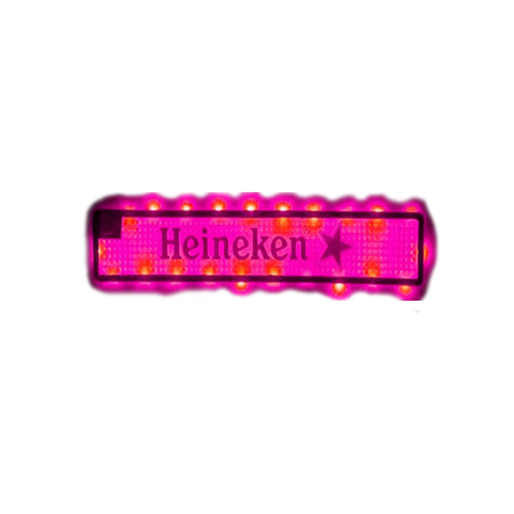 10+ years factory Hot sale led light pvc silicon rubber coffee bar beer mat with logo