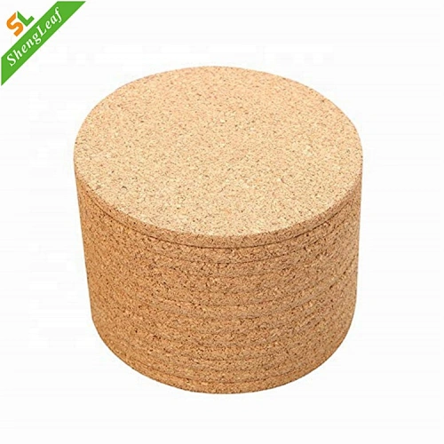 Best-selling wholesale custom cheap bulk round blank sublimation cork coasters