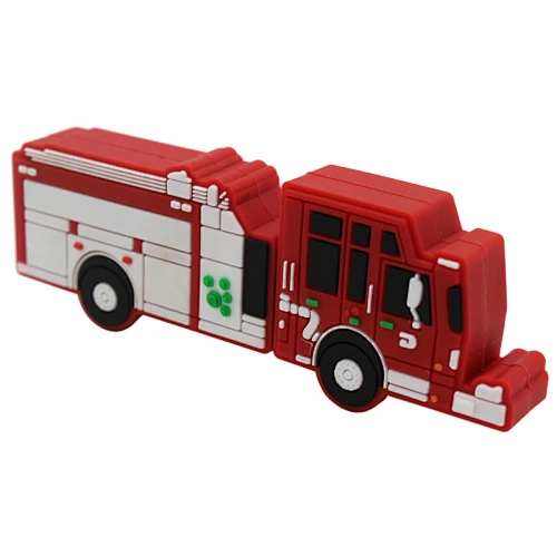 4GB 8GB 16GB 32GB Pendrive USB 2.0 Usb stick Cartoon  64GB  personality  Fire truck USB Flash Drive