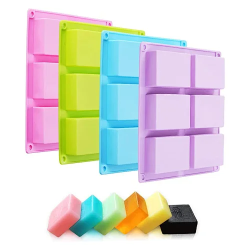 Tools DIY Oval Shape Soaps Resin Crafts Cavity 3D Handmade Massage  chocolat planter cement  Making Mould Silicone Soap Molds