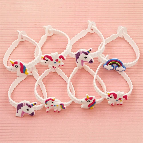 new arrival rubber Wristbands Bracelets Kids Birthday Party Supplies Favors Prize Rewards, Kids Size