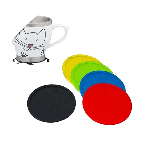 2020 China Best Sale Silicone  Coaster Holder&Coaster Set