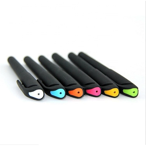 Colorful pen cap signature gel pen