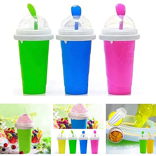 350ml Quick-Frozen Smoothies Homemade Fast Cooling Cup Ice Cream Milkshake Shake Bottle Slushyee slush puppy Maker cup