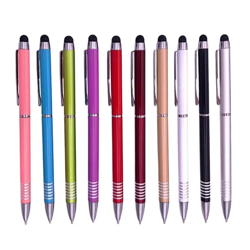 2 in 1 Capacitive 10 Colors Stylus Pens  Pen & Ballpoint Pens