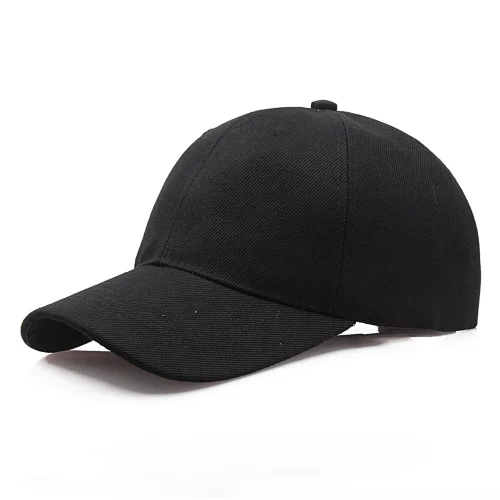 Black Solid Color Baseball Cap Snapback Caps Casquette Fitted Casual Gorras Hip Hop Dad trucker hat For Men Women Unisex