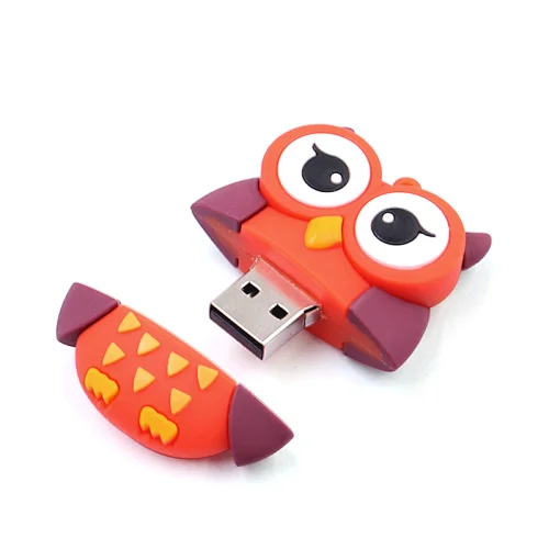 U Stick fox bee gift Wholesale Cartoon Creative Animal usb 2.0 pendrive  customized flash drive bulk cheap