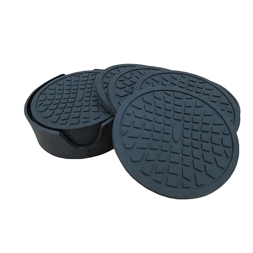 Silicone Drink Coasters Design Wholesale Custom Cheap Round or Square Rubber New Mats & Pads Customized Fuzhou