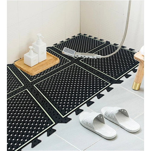 new arrival soft rubber pvc anti-fatigue bathroom mat bath mats