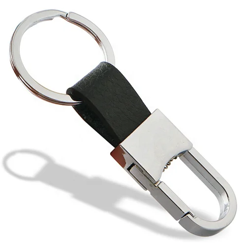 Wholesale cheap price leather keychain with custom logo