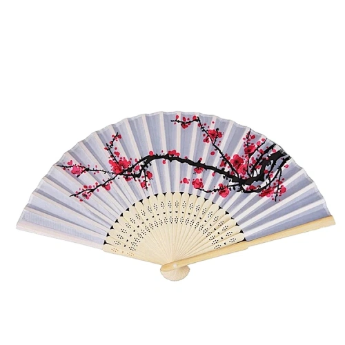 free sample promotional gift OME Professional Custom Logo Decorative Folding wooden  Hand Fan