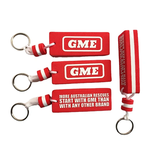 free sample new arrival custom design saling boat EVA foam floating key chain puzzle promotional