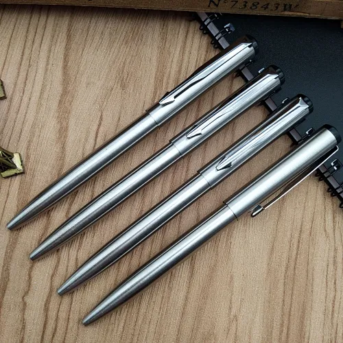 Factory Press Ballpoint  All Steel Metal Jump promotional sublimation cute ball point pens with custom logo
