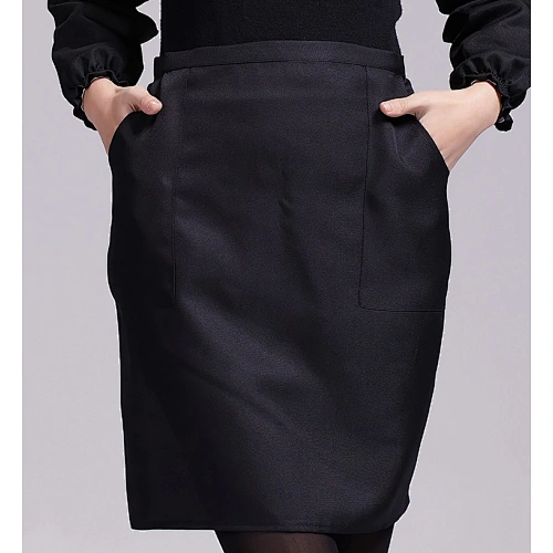 2020 new arrival fashion coffee Waiter  with pocket linen apron cheap whole for kitchen