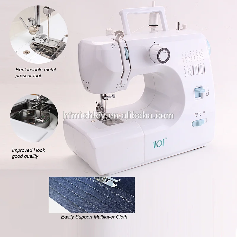Home use multi-purpose Sewing Machines with button hole and overlock stitch  FHSM-700