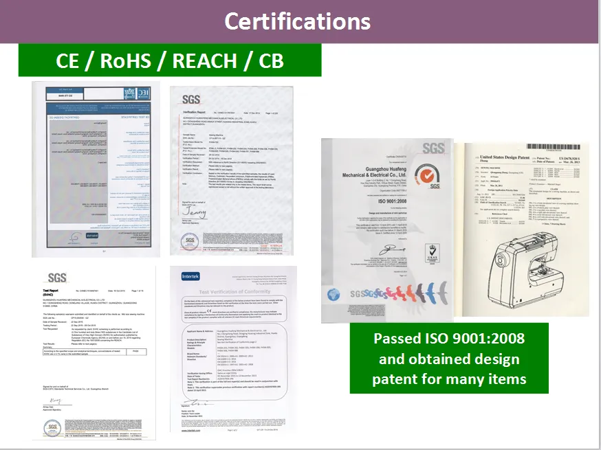 certifications