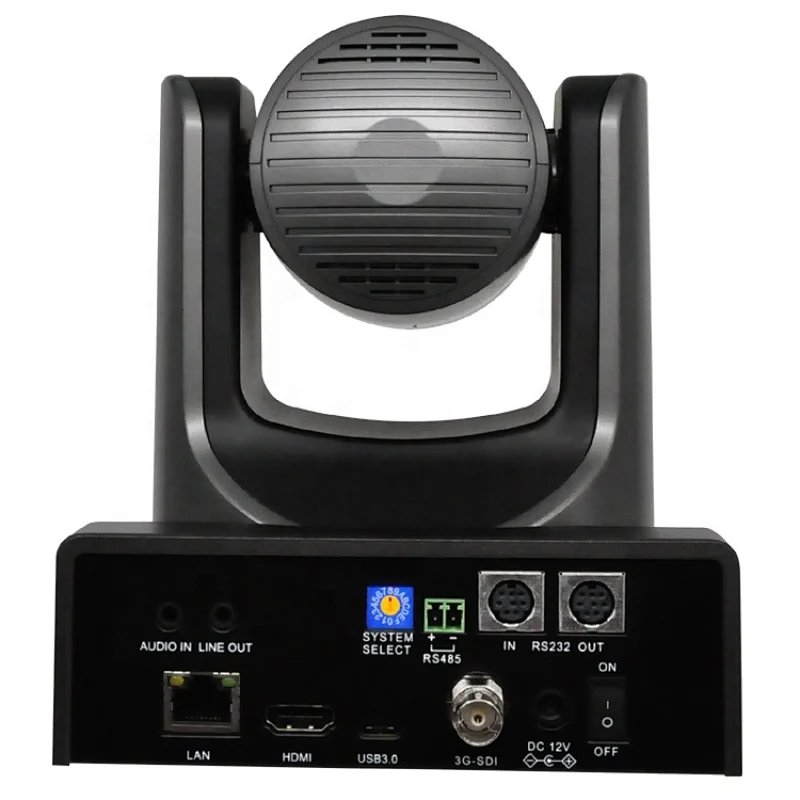 Professional 20x Optical Zoom 4k 60fps IP Camera 3G SDI PTZ Camera with Auto Tracking Function