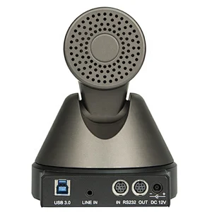 PTZ HD Camera for Skype Zoom Teams 12x Middle Room Meeting Webcam with Microphone and Speaker