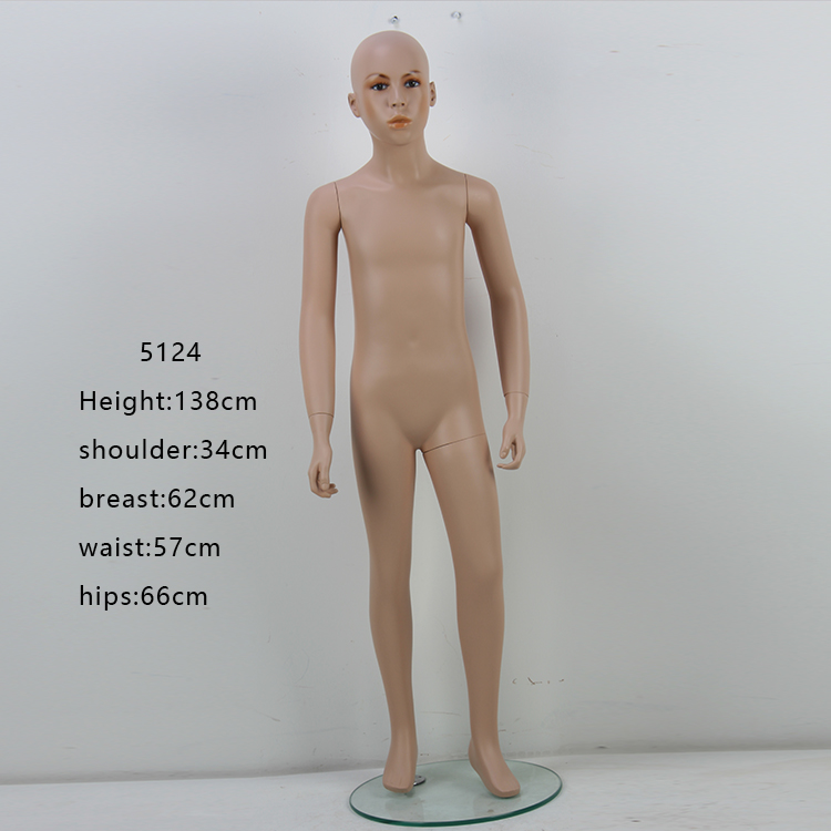 Abstract White Egg Head Child Manikin Kids Mannequin Full Body