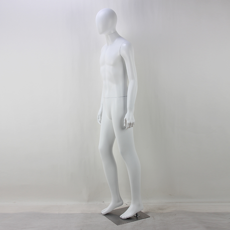 Fashion Full Body Black Male Mannequin Standing Fiberglass