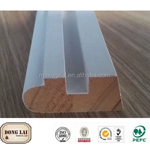 Wrapping Profile wooden mouldings for doors