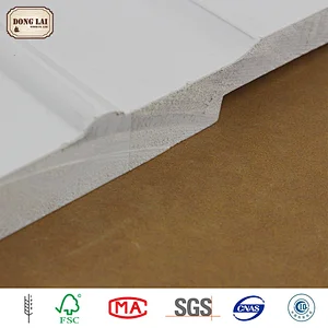 Custom Waterproof Modern Design Wood Wall Panel Pine Board Decorative Concrete Molds