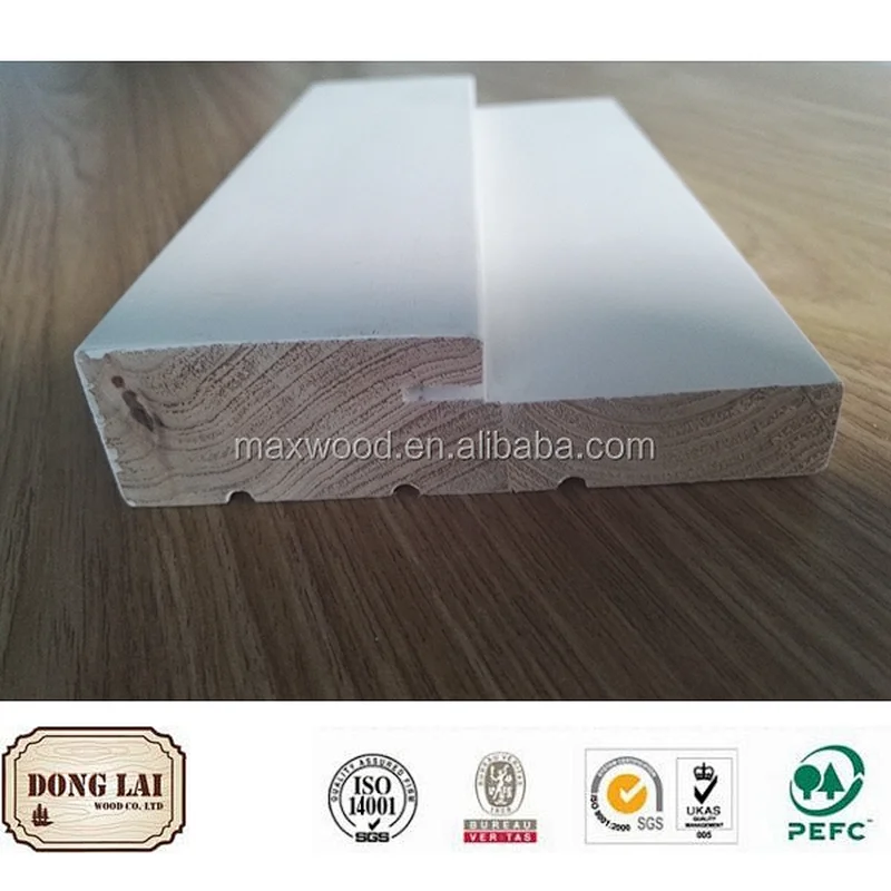 Wrapping Profile wooden mouldings for doors