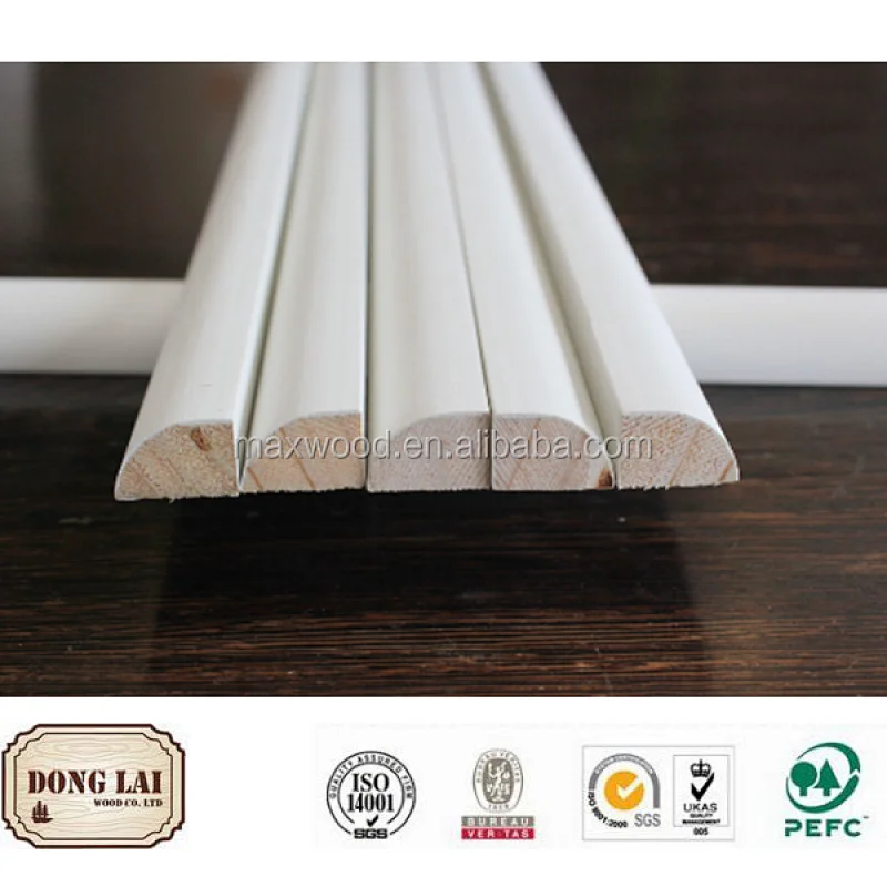 Wholesale cheap radiata pine wall baseboard