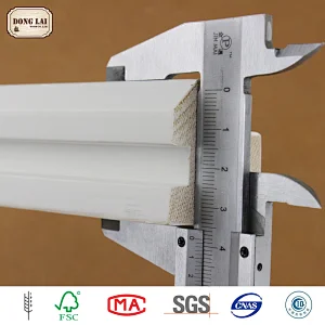 Custom Cheap Timber No Wane white gesso primed finger Lumber Joint Board MDF In Cedar