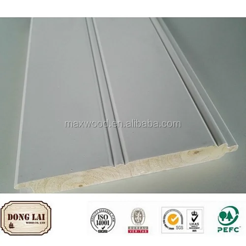 Glued house decorative mdf baseboard